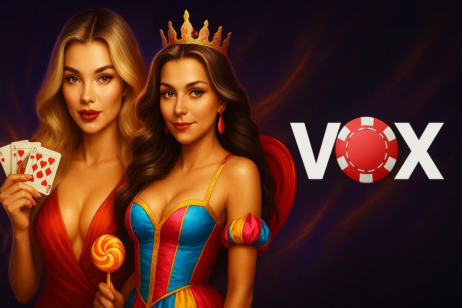 Formulário de registo no Vox Casino